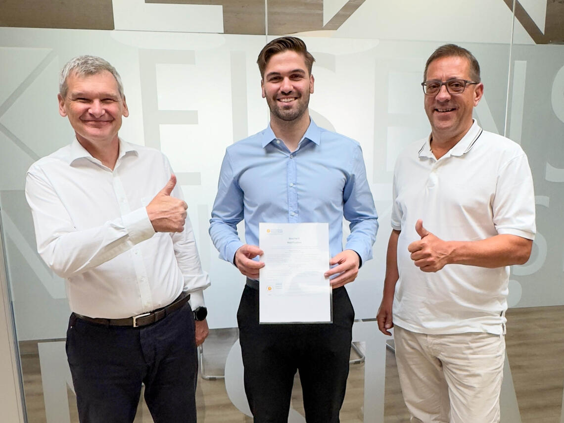 Ausbildungserfolg Christoph Palensky