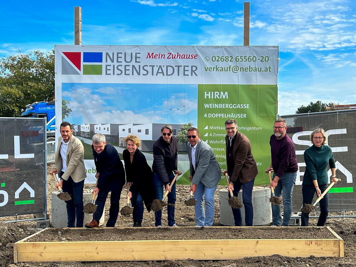 Spatenstich Hirm, Weinberggasse