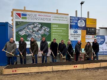 Spatenstich Gols, Obere Hauptstraße