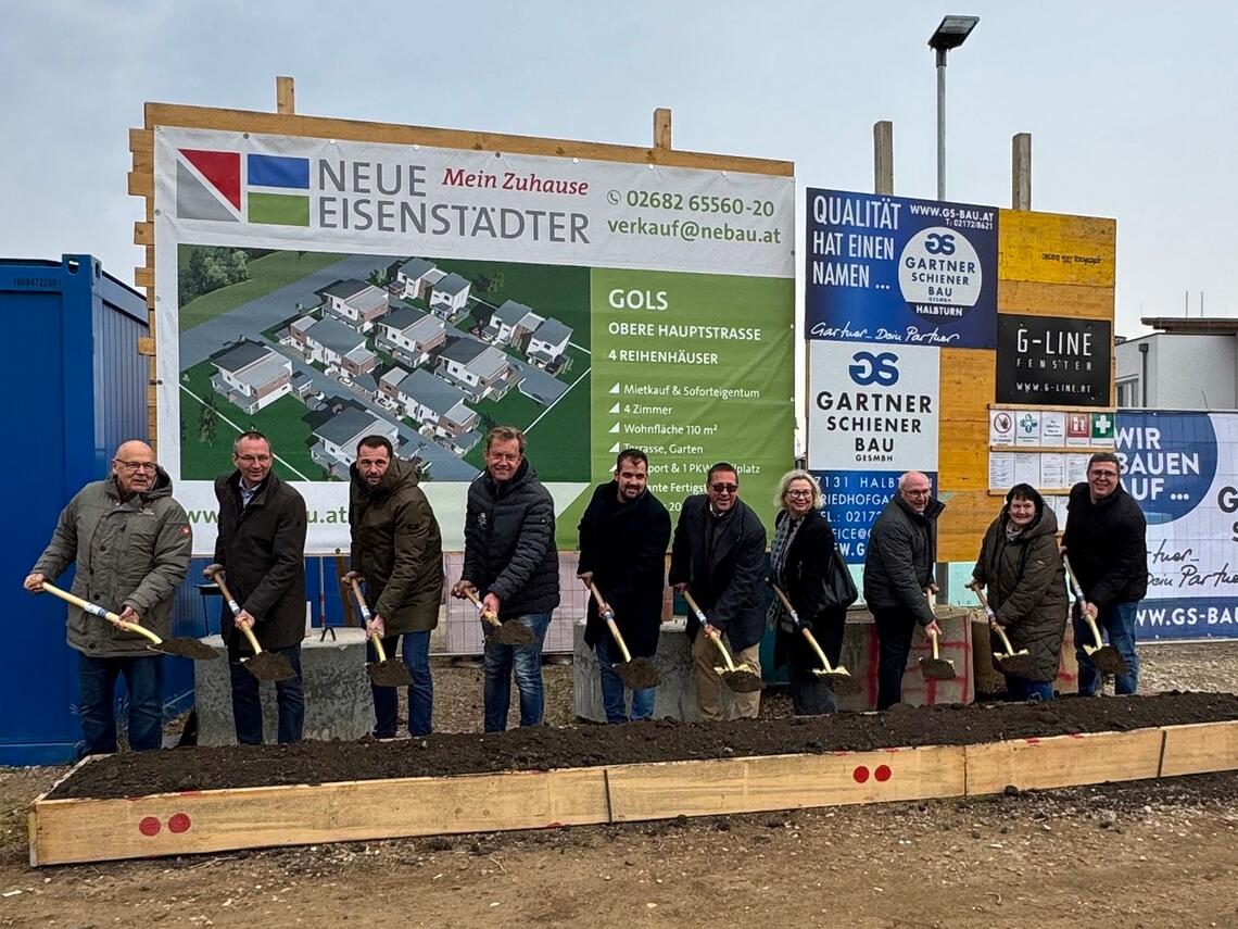 Spatenstich Gols, Obere Hauptstraße