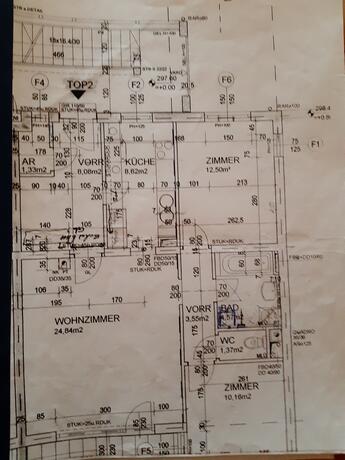 Grundrissplan der Wohnung