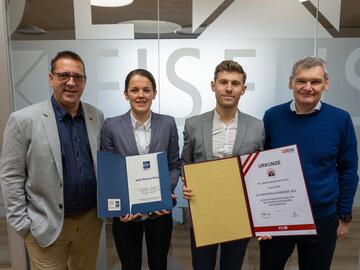 Ausbildungserfolg Julia Ravasz-Olram und Christoph Schreiner