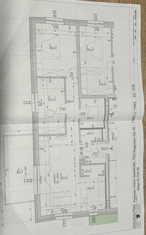 Grundriss der Wohnung Top 05, Untere Hauptstraße Sieggraben