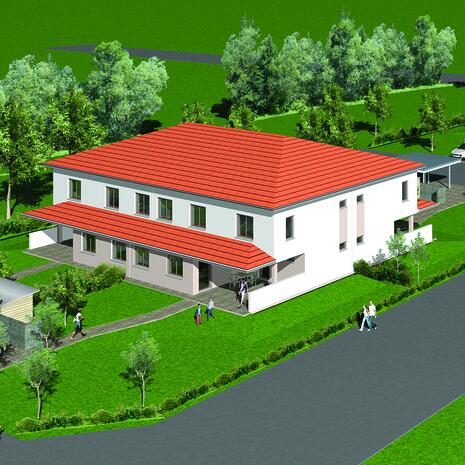 Apetlon, Nationalparkgasse - Schaubild