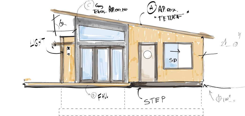 Architekturzeichnung